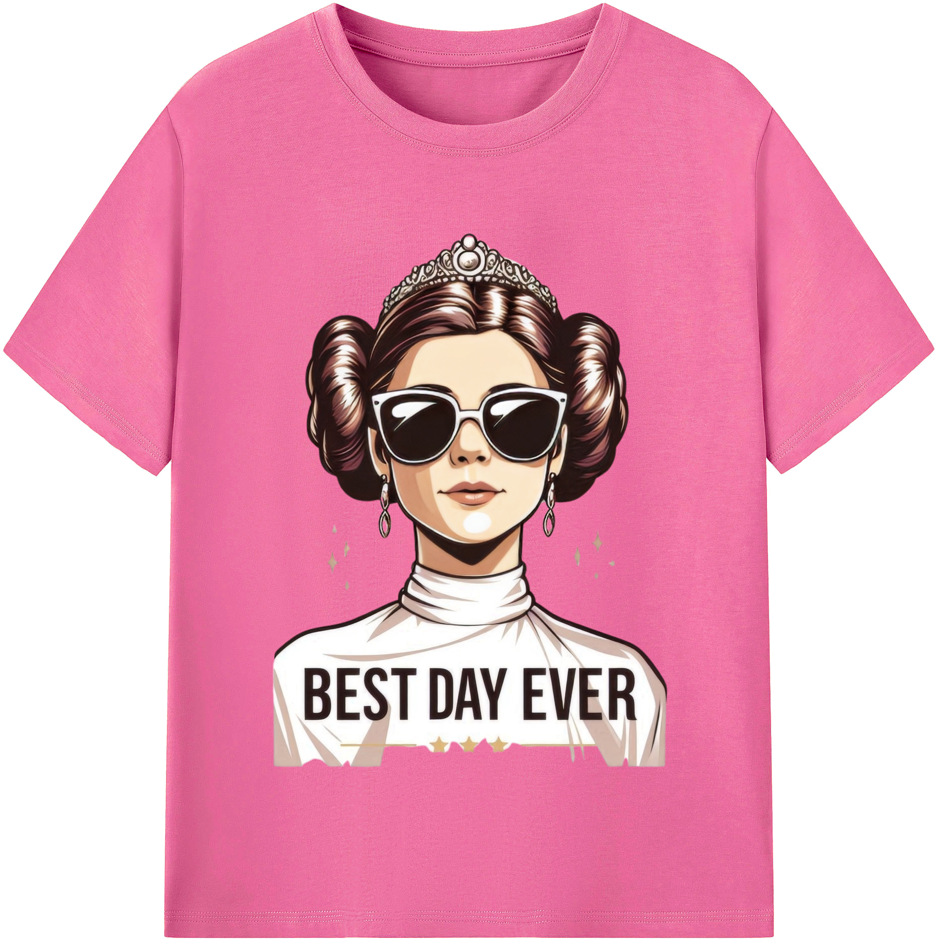 （画像用） スター・ウォーズ Star Wars レディースカジュアルプリントTシャツ（綿100％）